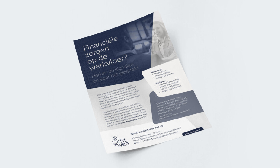 Licht Twee Flyer A4 Mockup