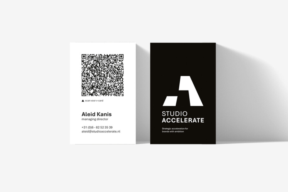Studio Accelerate Visitekaart Aleid Mockup